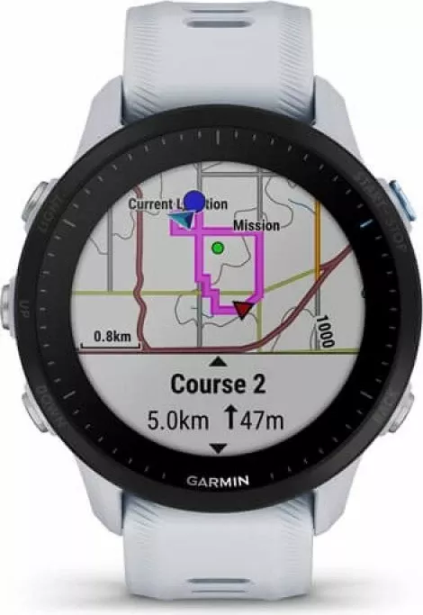 Orë Garmin për femra e meshkuj, e bardhë