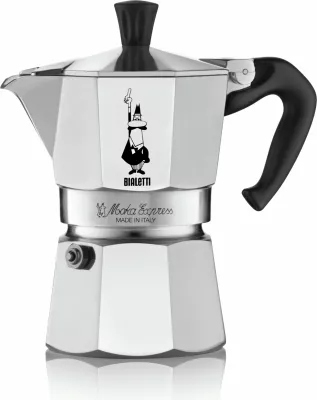Moka pot Bialetti Moka Express 0.23L alumin 4 filxhana