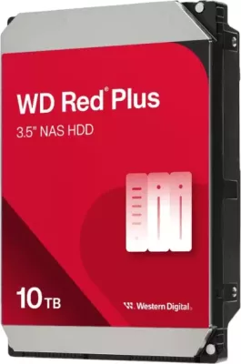 Hard disk intern WD Red Plus WD100EFGX 10TB 3.5\" SATA 6Gb/s 7200rpm 512MB