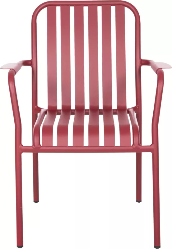 Karrige alumini RACHEL e kuqe FH6088.05 63x58x85H cm