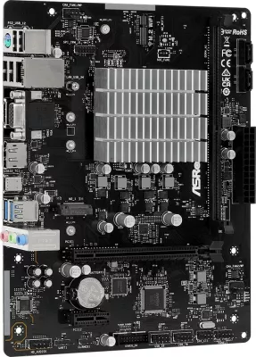 Pllakë amë ASRock N100M, Intel CPU onboard, micro ATX, e zezë