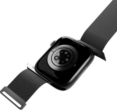 Rrip çeliku për Apple Watch Puro Milanese, 38/40/41mm, i zi