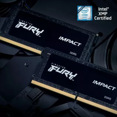 RAM Memorie Kingston Fury Impact, SODIMM, DDR5, 16 GB, 5600 MHz, CL40