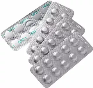 Set rimbushës tableta për testues uji pH & klor Desjoyaux H2O Test/JD Pool Test 60 copë
