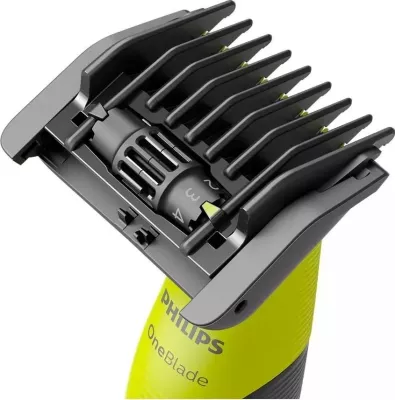 Trimmer Philips OneBlade 360 QP4631/65 BT, ngjyrë e zezë dhe limon