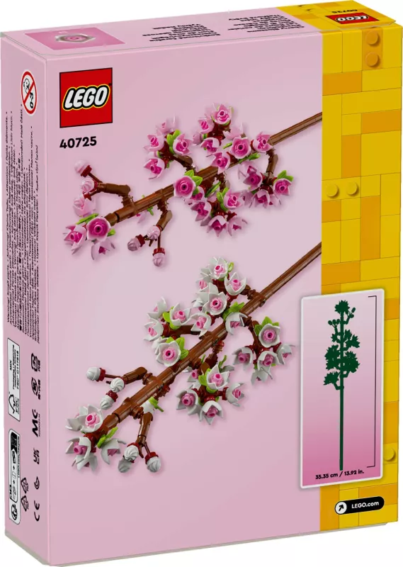 Set ndërtimi LEGO Cherry Blossoms 40725, 430 pjesë, multikolor