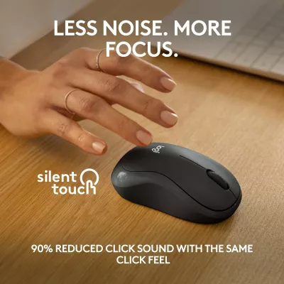 Maus Logitech M240, Ambidextrous, Bluetooth, Graphite