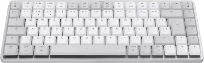 Tastierë mekanike për Mac Logitech MX, gri e lehtë
