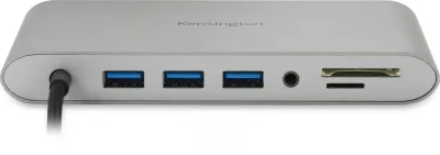 Dock USB-C Kensington UH1440P, 5Gbps, 85W, DP/HDMI/VGA, Argjendtë