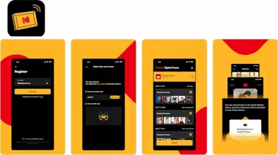 Kornizë digjitale fotografish Kodak RCF-1561W 15.6\" Full HD 32GB Wi‑Fi Touch, kafe (burlywood)