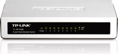 Switch, TP-Link TL-SF1008D, 8 porta RJ45 10/100Mbps, desktop
