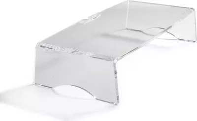 Stendë monitori BakkerElkhuizen Q-riser 90, transparent, për monitor 10-30 inç