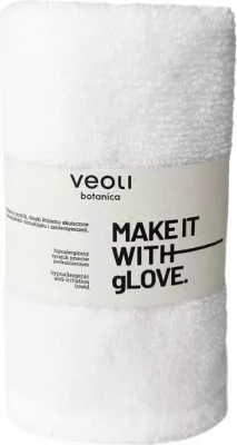 Peshqir fytyre Veoli Botanica Make It With Glove për femra, 1 copë