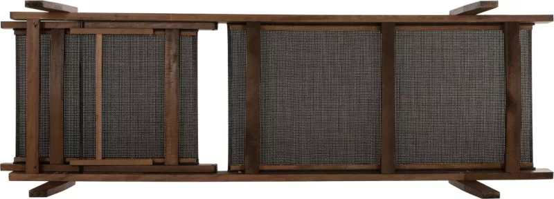 Shezllon profesional për plazh, dru ahu, ngjyrë arre, FH10356.04, 200x61-66x31-91H cm
