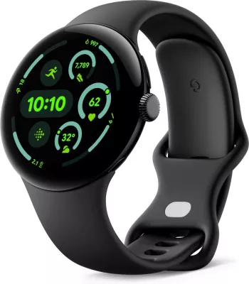 Smartwatch Google Pixel Watch 3, 32GB, AMOLED, GPS, Matte Black