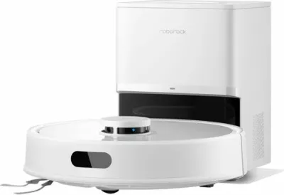fshesë robotike Roborock Q7 BF+ 8000 Pa me stacion vetëzbrazës, depo uji 280 ml, e bardhë