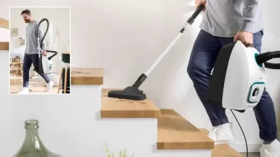 Fshesë me korent Bosch Serie 4 BGB41HYG1H, 600 W, me qese, e bardhë