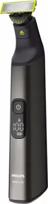 Makinë rroje Philips OneBlade Pro 360 QP6652/61, për fytyrë & trup, 120 min bateri, IPX7, gri, set me krehër preciz 20 gjatësive