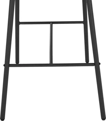 Karrige për bar, me skelet metalik dhe litar gri, FH5714.01, 53x42x101 cm