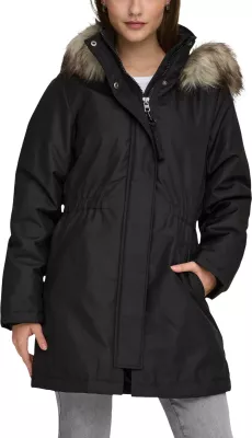 Pallto parka për femra Only ONLMATHILDA 15370930, e zezë