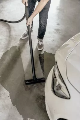 Fshesë me ujë e tharje, Kärcher WD 3 S V-17/4/20 (1.628-135.0), 1000W, depozitë inox 17L, zorrë 2m, kabllo 4m, e verdhë