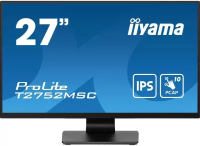 Monitor, iiyama, ProLite T2752MSC-B1 27" Full HD 1920x1080 IPS me prekje 10-pikëshe, i zi