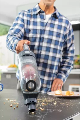 Fshesë me korrent 2-në-1 Black&Decker BHFEA520J, 18V, bateri e integruar 2Ah, 500ml, e zezë