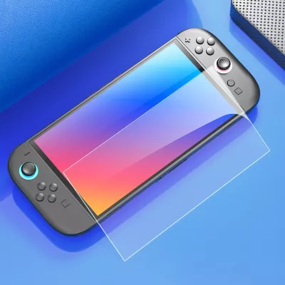Mbrojtës ekrani xham i kalitur, Dux Ducis, HD për Nintendo Switch 2, 9H, 92% transparencë, kornizë instalimi