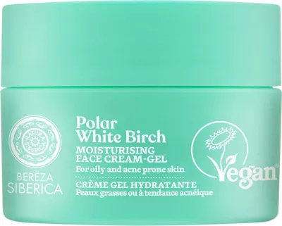 Krem xheli për fytyrë për femra Natura Siberica Bereza Siberica Vegan Moisturizing, 50ml