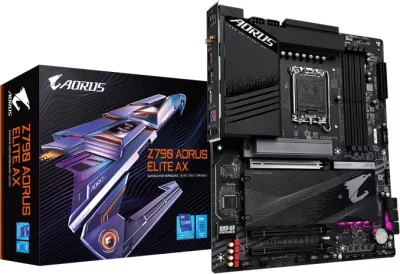 Pllakë amë GIGABYTE Z790 AORUS ELITE AX, DDR5, LGA1700, ATX, WiFi 6E, 2.5GbE