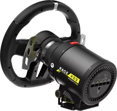 Timon garash Turtle Beach VelocityOne Race KD3, direct drive 3.2 Nm, 2160°, për PC/Xbox, set me pedale, i zi