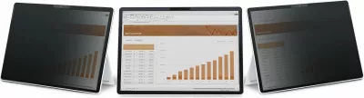 Filtër privatësie StarTech Surface, 3:2, për tablet, i zi/transparente
