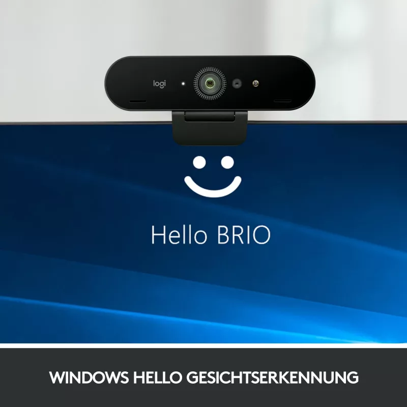 Kamerë Logitech BRIO 4K STREAM EDITION, 4096 x 2160 pixels, Full HD, 90 fps, e zezë