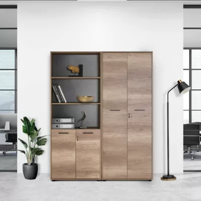 Raft librash Hanah Home, Nkt-555-Tt-1, ngjyrë arre e çelët