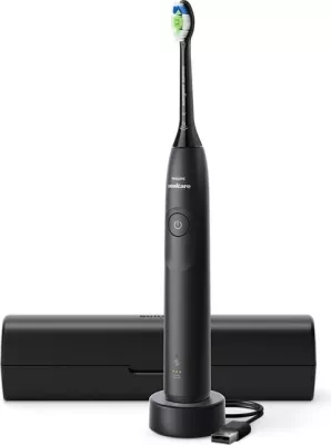 Furçë dhëmbësh elektrike sonike Philips Series 5300 HX7101/02, e zezë