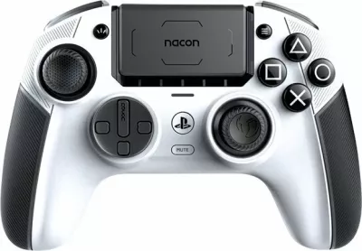 Gamepad wireless Nacon Revolution 5 Pro, kompatibil me PS5/PS4/PC, Hall Effect, me çantë dhe aksesorë, i bardhë