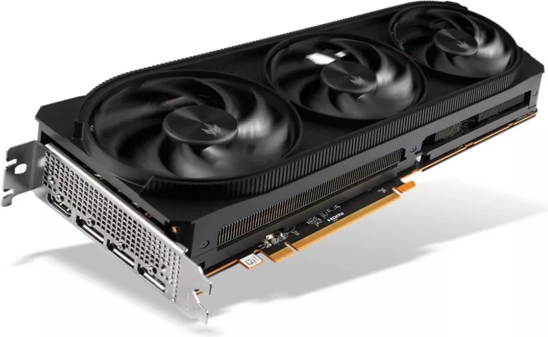 Kartelë grafike Acer RX 7800 XT OC, Radeon RX 7800 XT, 16 GB, GDDR6, 3 ventilatorë, e zezë