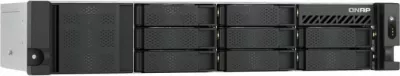 NAS QNAP TS-855EU-RP-8G 8-bay, 8GB RAM, 2x 2.5GbE, 2U rack short-depth, 2x PSU, i zi