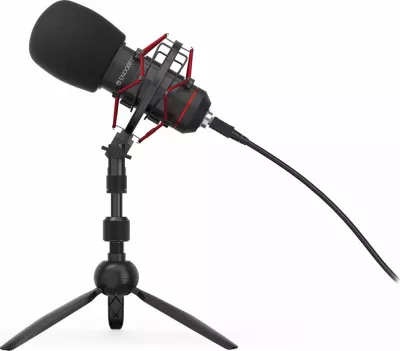 Mikrofon Endorfy Solum T (EY1B002) USB, kardioid, me tripod, i zi