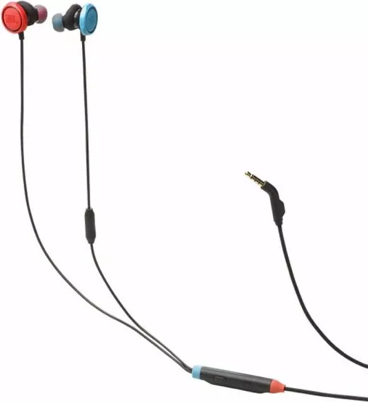 Kufje gaming in-ear JBL Quantum 50N (JBLQUANTUM50N) me kabllo, me mikrofon, kuqe/kaltër