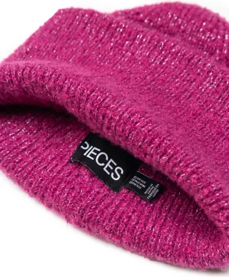 Kapelë për femra Pieces Pcpyron Lurex Hood Noos Bc 17114859, fuksi