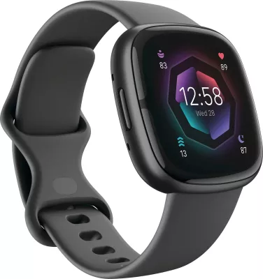 Smartwatch Fitbit Sense 2 FB521BKGB, GPS/SpO2/ECG, Shadow Grey/Graphite