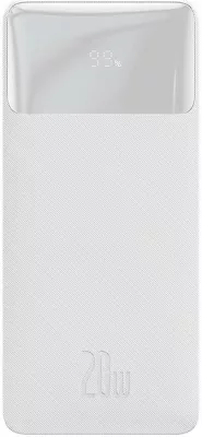 Powerbank Baseus Bipow 30000mAh, 20W, e bardhë