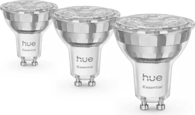 Llampa smart Philips Hue Essential WCA 345 GU10 3 copë