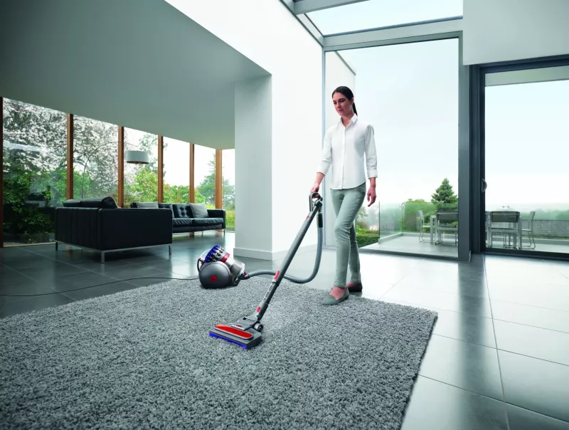 Fshesë me korrent Dyson Big Ball Parquet 2, 600 W, 1.5 L, Argjendtë/Vjollcë