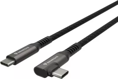 Kabllo USB-C Natec Genesis NVC-2218, 3.2 Gen 2, 3m, 10Gb/s, PD 60W, E zezë/Gri