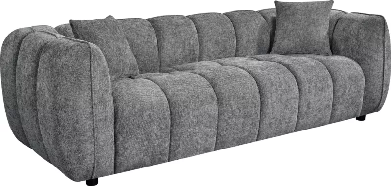 Divan treshe LYKKE, material gri, FH3323.01, 229x89x70cm