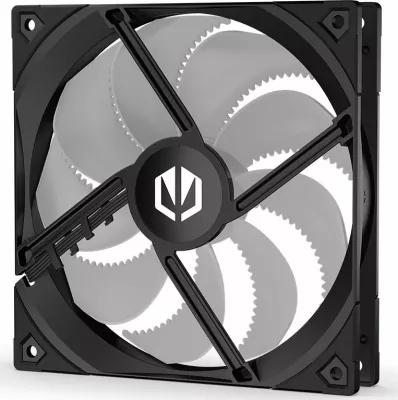 Ventilator kasë PC Endorfy Fluctus 140 PWM ARGB EY4A004, 140mm, 4-pin PWM, 1800 rpm, 1 copë, i zi