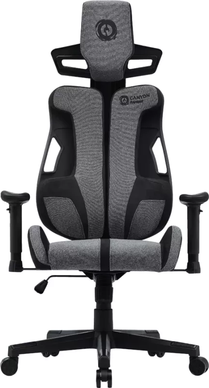 Karrige gaming CANYON Morphos ABCH01, 2D armrests, Class 4 gas lift, deri 150 kg, gri