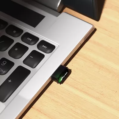 Përshtatës rrjeti Tp LINK AC 1300, i zi, ari 